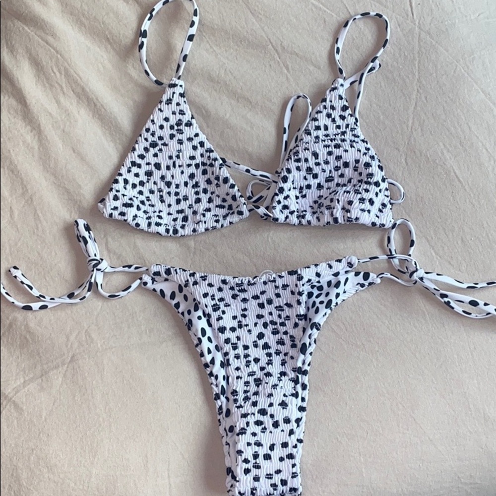 Zaful Animal Print Bikini Set